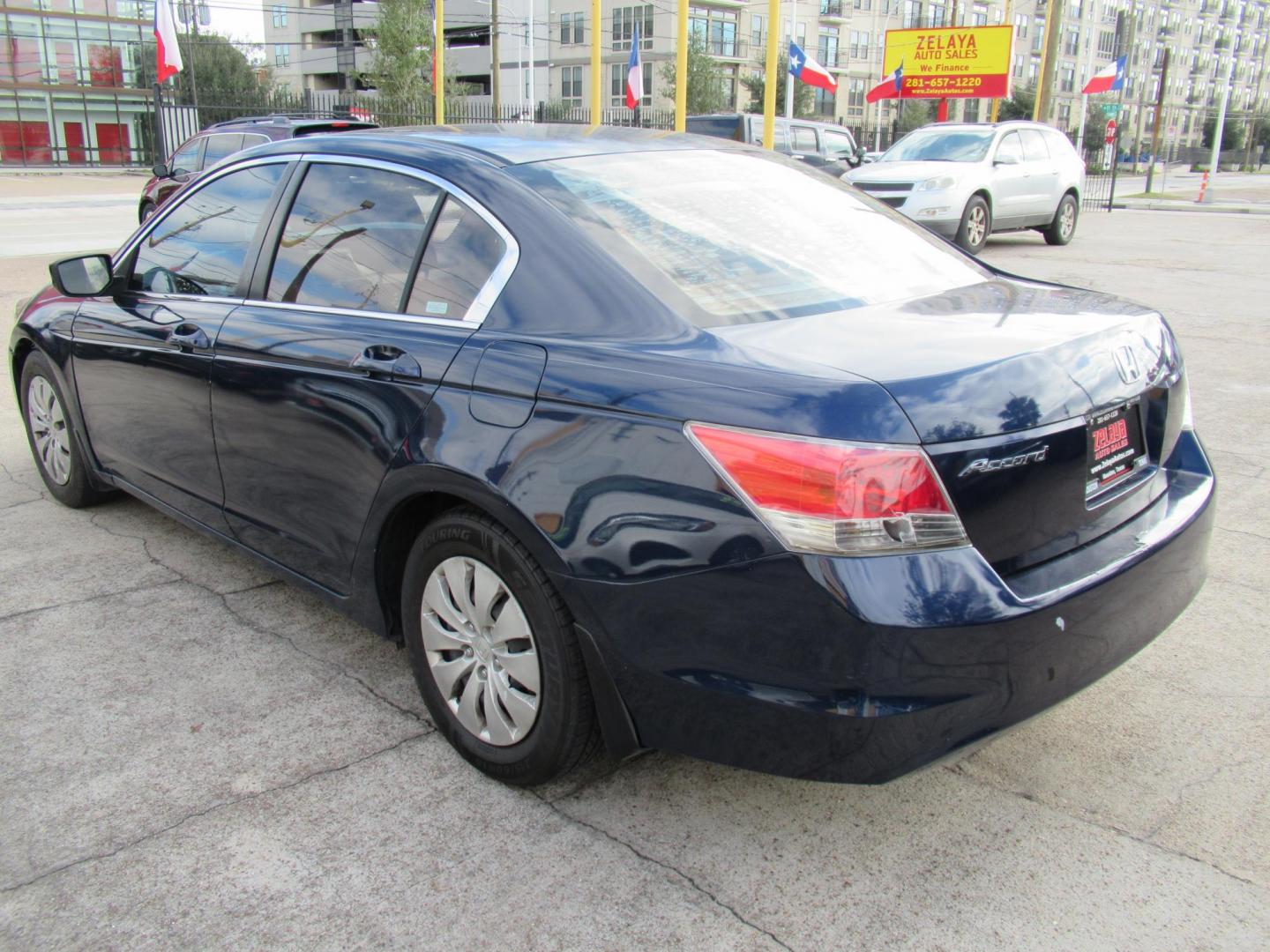 2009 Blue /Gray Honda Accord LX Sedan AT (1HGCP26339A) with an 2.4L L4 DOHC 16V engine, Automatic Overdrive transmission, located at 1511 North Shepherd Dr., Houston, TX, 77008, (281) 657-1221, 29.798361, -95.412560 - 2009 HONDA ACCORD LXVIN: 1HGCP26339A055458SEDAN 4 DR2.4L I4 F DOHC 16VGASOLINEFRONT WHEEL DRIVE - Photo#0