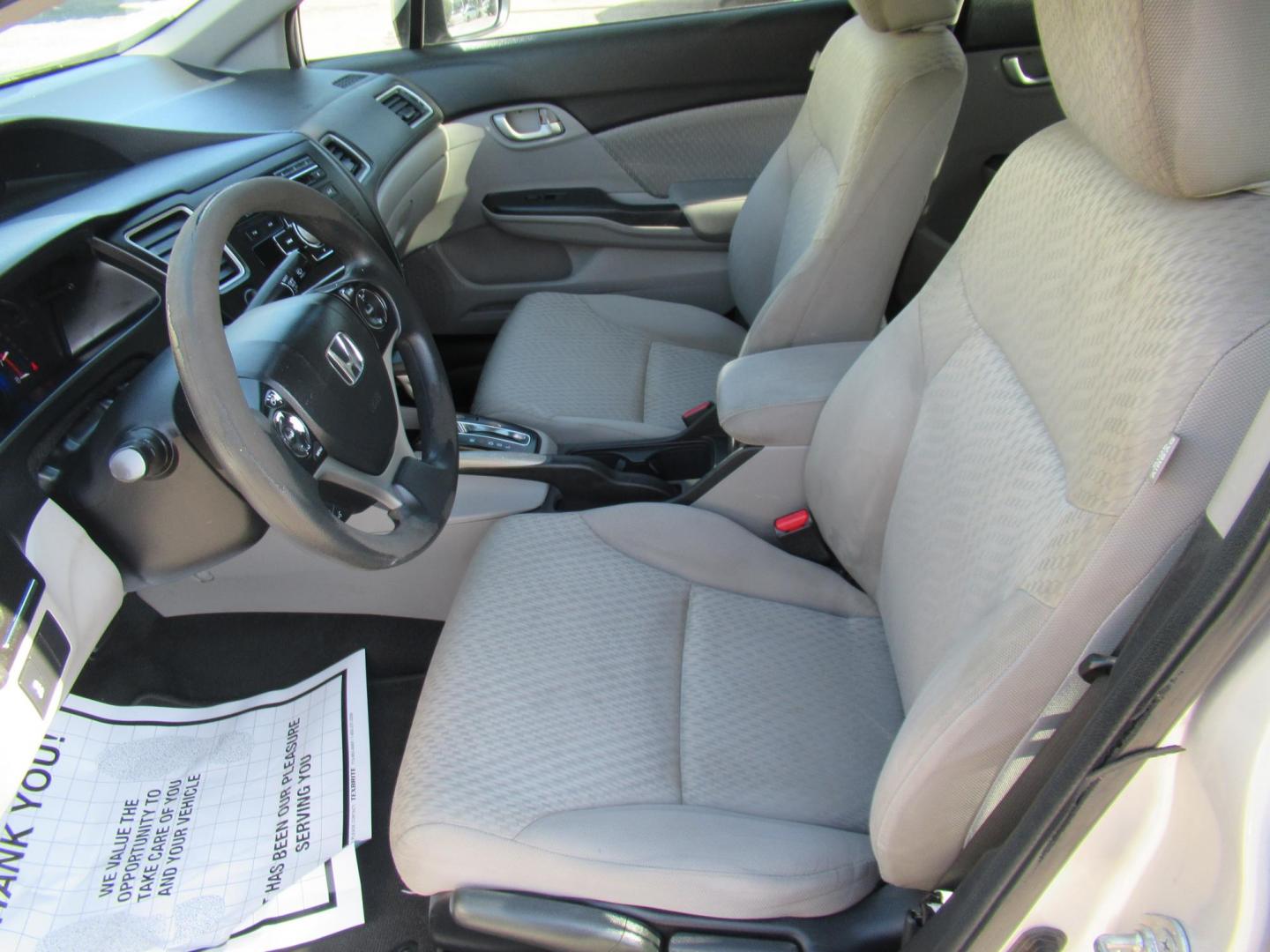 2014 Silver /Gray Honda Civic LX Sedan CVT (19XFB2F53EE) with an 1.8L L4 SOHC 16V engine, Automatic transmission, located at 1511 North Shepherd Dr., Houston, TX, 77008, (281) 657-1221, 29.798361, -95.412560 - 2014 HONDA CIVIC LXVIN: 19XFB2F53EE014802SEDAN 4 DR1.8L I4 F SOHC 16VGASOLINEFRONT WHEEL DRIVE - Photo#2