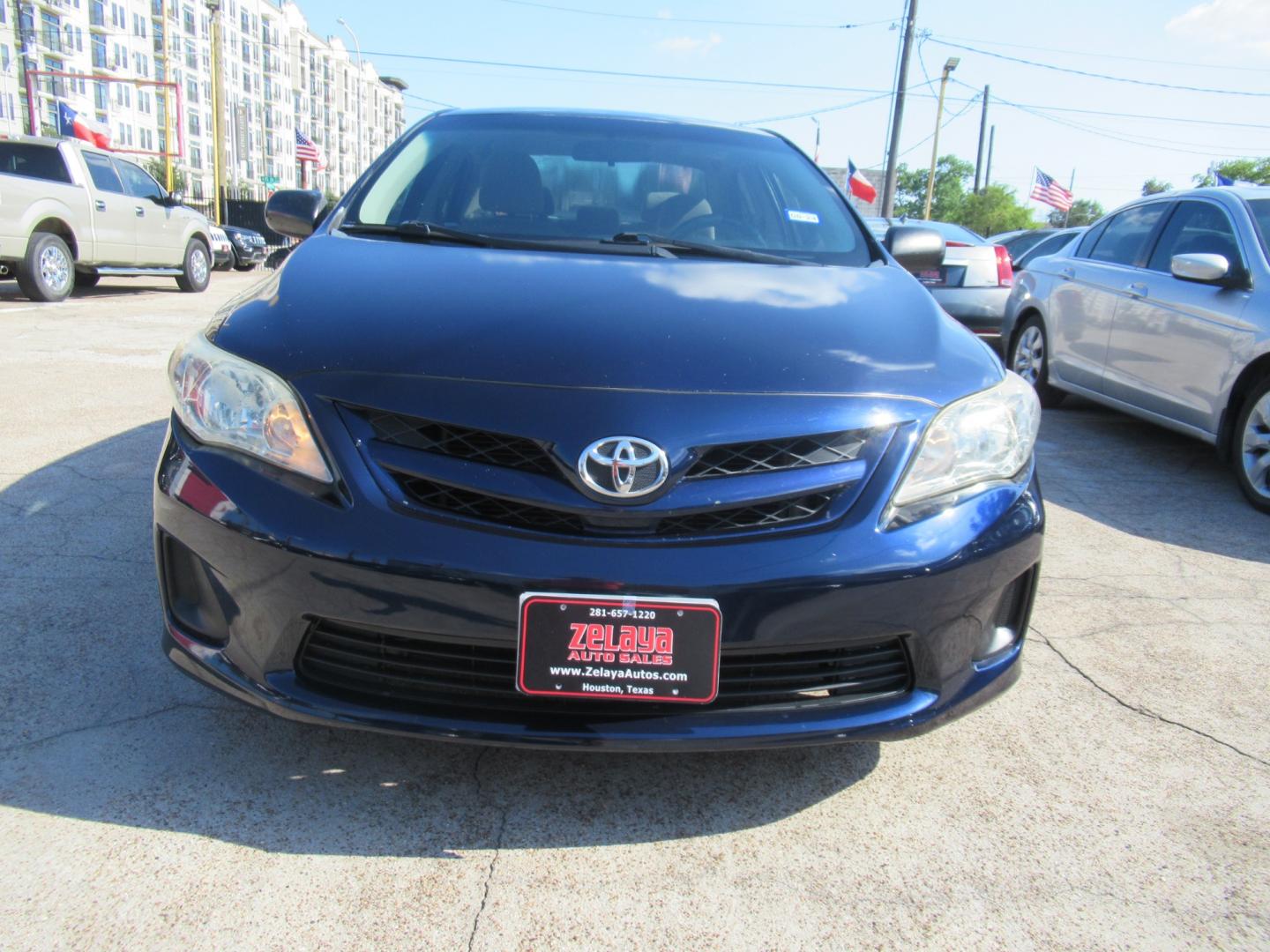 2012 Blue /Tan Toyota Corolla LE 4-Speed AT (5YFBU4EE8CP) with an 1.8L L4 DOHC 16V engine, Automatic transmission, located at 1511 North Shepherd Dr., Houston, TX, 77008, (281) 657-1221, 29.798361, -95.412560 - Photo#7