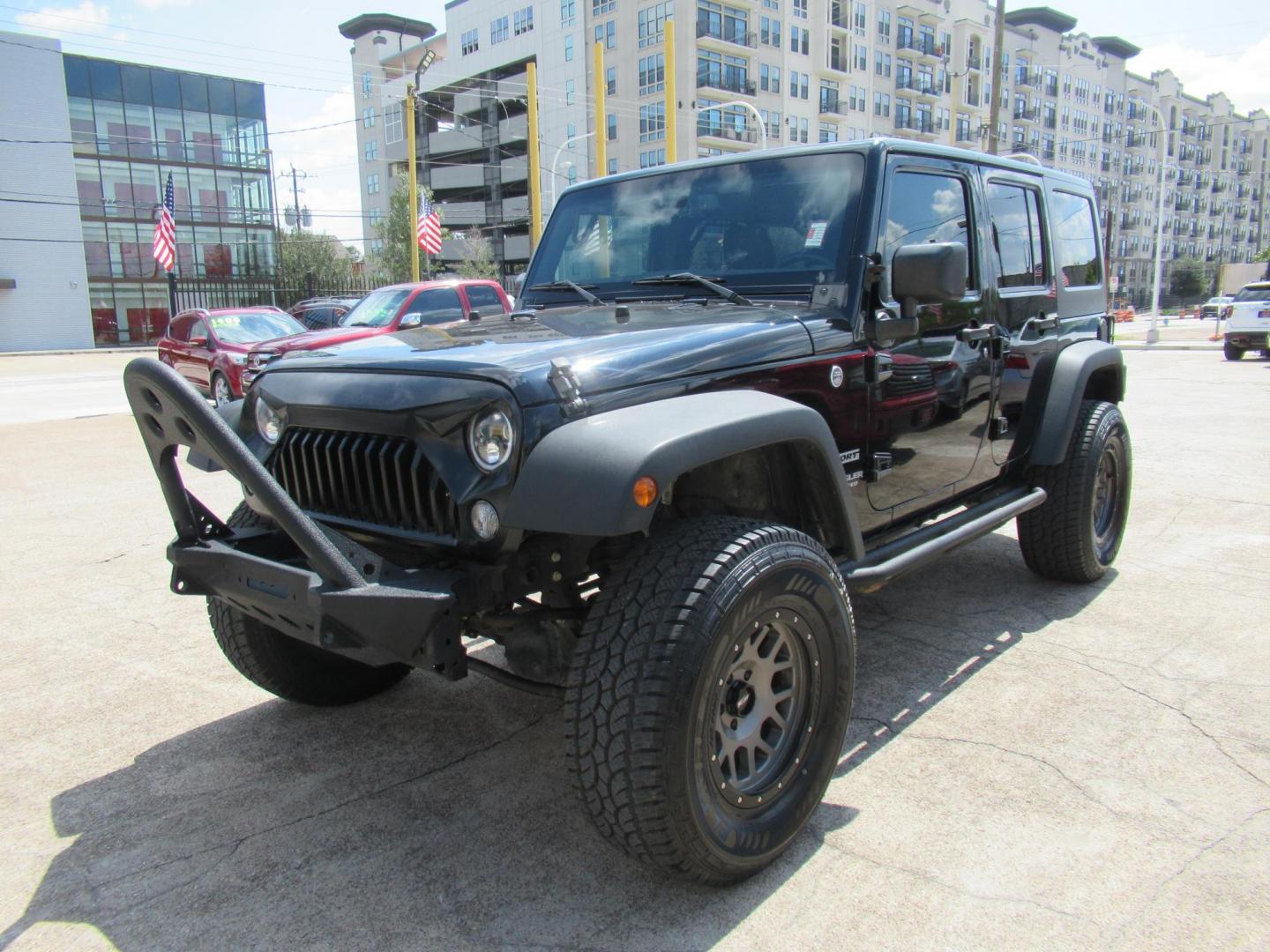 2016 Black /Black Jeep Wrangler Unlimited Sport 4WD (1C4BJWDG5GL) with an 3.6L V6 DOHC 24V FFV engine, located at 1511 North Shepherd Dr., Houston, TX, 77008, (281) 657-1221, 29.798361, -95.412560 - 2016 Jeep Wrangler Unlimited Sport 4WD 3.6L V6 DOHC 24V FFV V6 Automatic - Photo#24