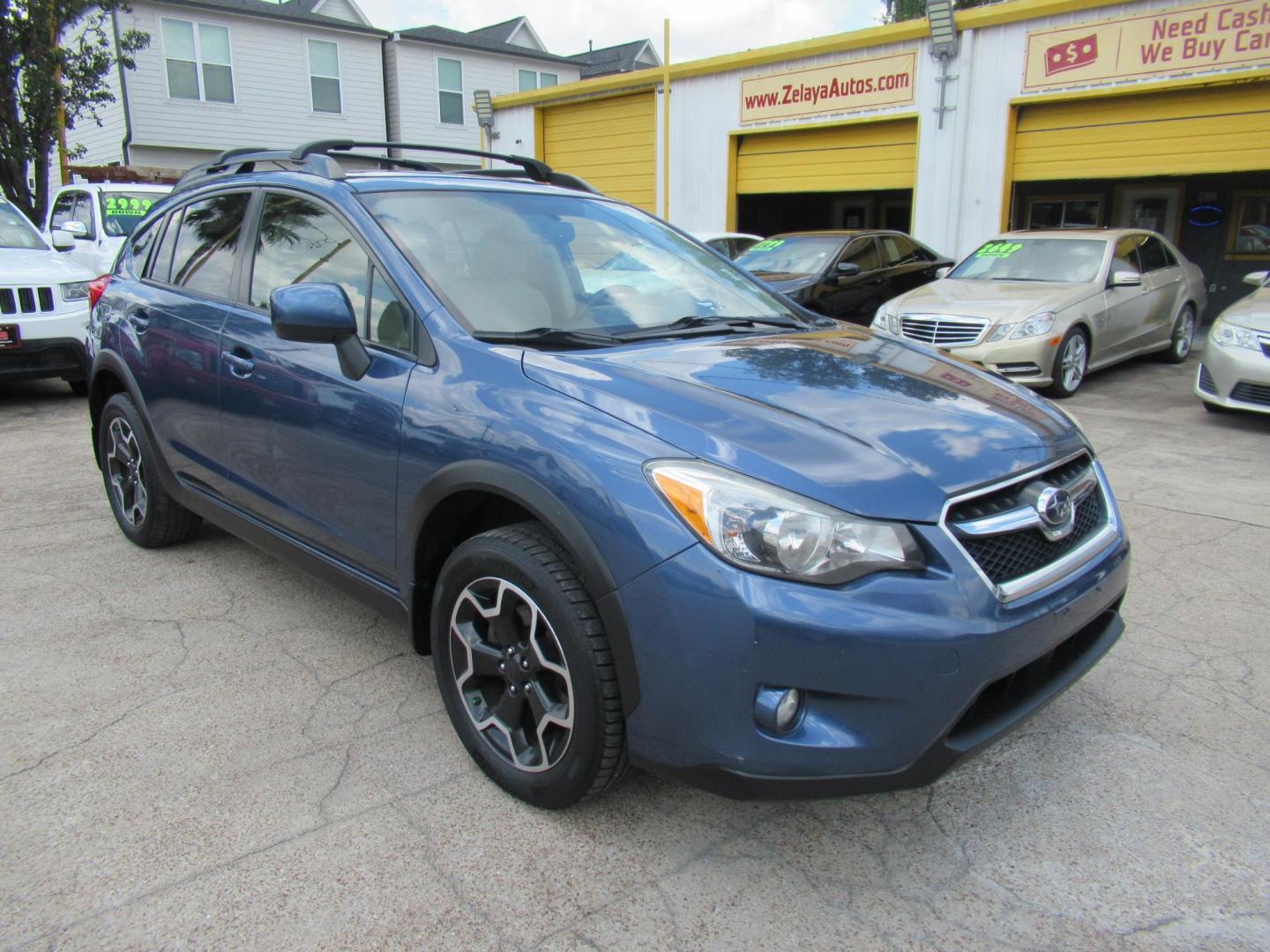 2013 Blue /Gray Subaru XV Crosstrek 2.0 Premium (JF2GPAVC4D2) with an 2.0L L4 DOHC 16V engine, Continuously Variable Transmission transmission, located at 1511 North Shepherd Dr., Houston, TX, 77008, (281) 657-1221, 29.798361, -95.412560 - 2013 Subaru XV Crosstrek 2.0 Premium SUV 4-DR 2.0L L4 DOHC 16V - Photo#0