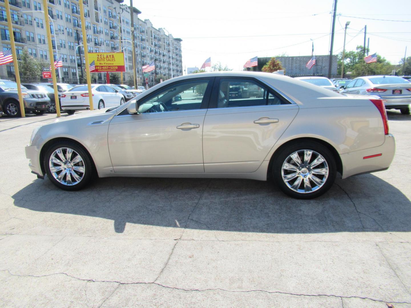 2009 /Tan Cadillac CTS 3.6L SIDI with Navigation (1G6DV57V090) with an 3.6L V6 DOHC 24V engine, Automatic transmission, located at 1511 North Shepherd Dr., Houston, TX, 77008, (281) 657-1221, 29.798361, -95.412560 - VIN: 1G6DV57V090128899 1 G 6 D V 5 7 V 0 9 0 1 2 8 8 9 9 SEDAN 4 DR 3.6L V6 F DOHC 24V GASOLINE REAR WHEEL DRIVE - Photo#22