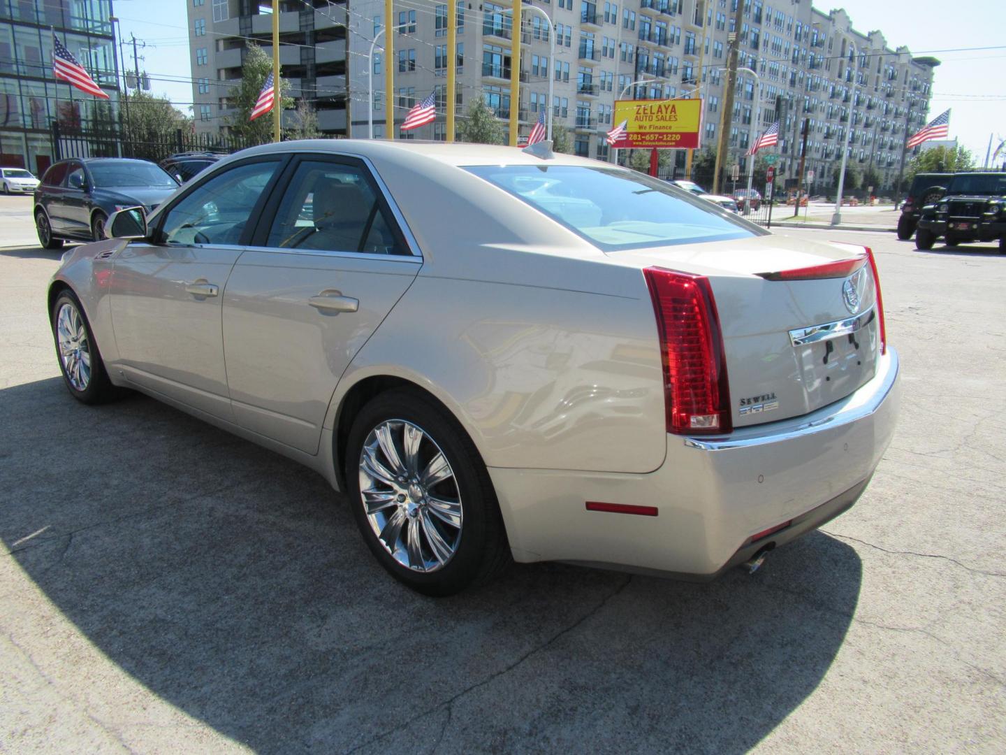 2009 /Tan Cadillac CTS 3.6L SIDI with Navigation (1G6DV57V090) with an 3.6L V6 DOHC 24V engine, Automatic transmission, located at 1511 North Shepherd Dr., Houston, TX, 77008, (281) 657-1221, 29.798361, -95.412560 - VIN: 1G6DV57V090128899 1 G 6 D V 5 7 V 0 9 0 1 2 8 8 9 9 SEDAN 4 DR 3.6L V6 F DOHC 24V GASOLINE REAR WHEEL DRIVE - Photo#23