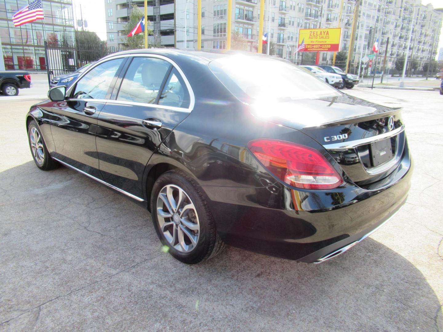 2016 Black /Black Mercedes-Benz C-Class C300 4MATIC Sedan (55SWF4KB6GU) with an 2.0L L4 DOHC 16V engine, 7A transmission, located at 1511 North Shepherd Dr., Houston, TX, 77008, (281) 657-1221, 29.798361, -95.412560 - 2016 MERCEDES-BENZ C-CLASS C 300 4MATIC VIN: 55SWF4KB6GU137937 5 5 S W F 4 K B 6 G U 1 3 7 9 3 7 SEDAN 4 DR 2.0L I4 F DOHC 16V GASOLINE ALL WHEEL DRIVE - Photo#20